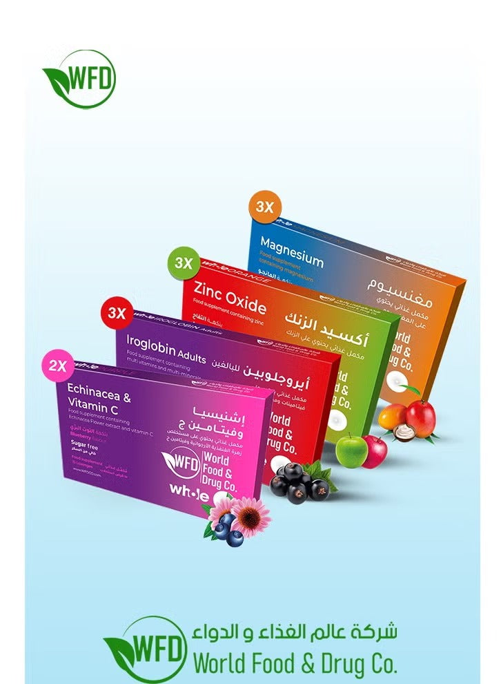 4-in-1 Multivitamin & Mineral Lozenges – Iron, Vitamin B12, Zinc & Magnesium – Sugar-Free,Fruit Flavor Tablets – Daily Multivitamins for Adults & Kids – Bone Strength & Healthy Growth – 1 Box (11 Packs × 15 Tablets, 165 Lozenges)