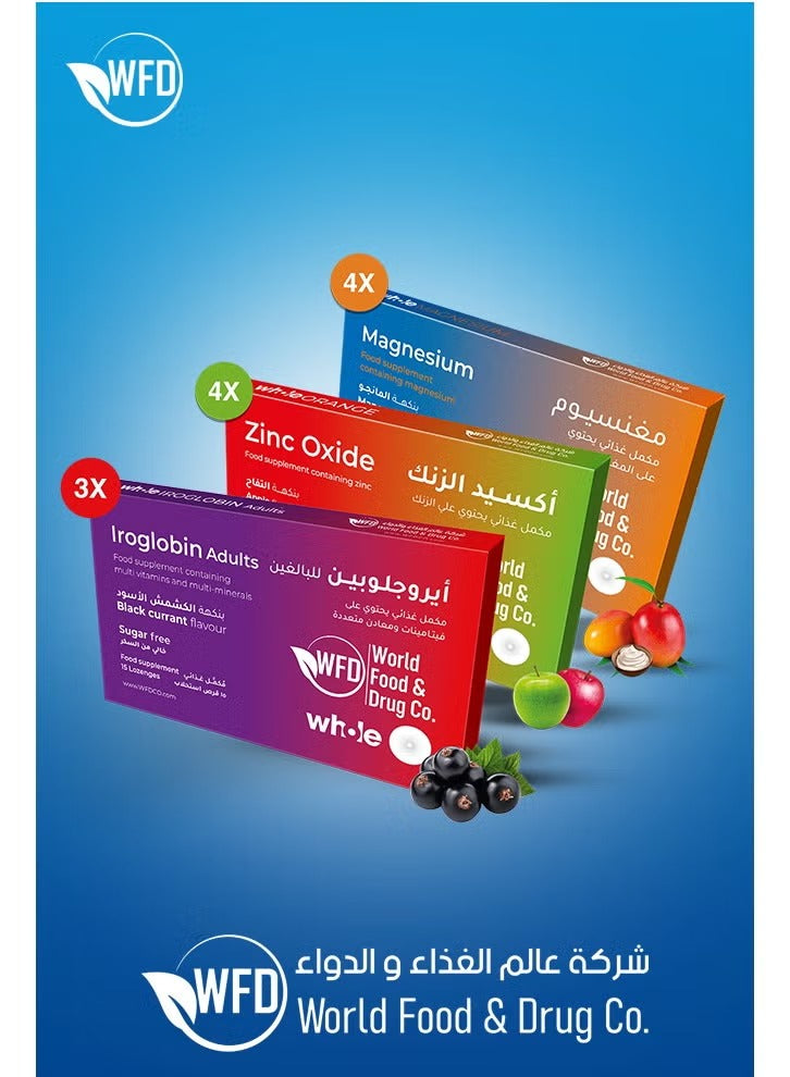 3-in-1 Multivitamins Health Supplement – Magnesium, Zinc & Iron with Vitamin B12 Sugar-Free Lozenges – Energy, Immunity, Bone & Muscle Support – Natural Fruit Flavor – Keto-Friendly, Sports Fitness Booster – 11 Packs, 15 Tablets Each (165 Total)