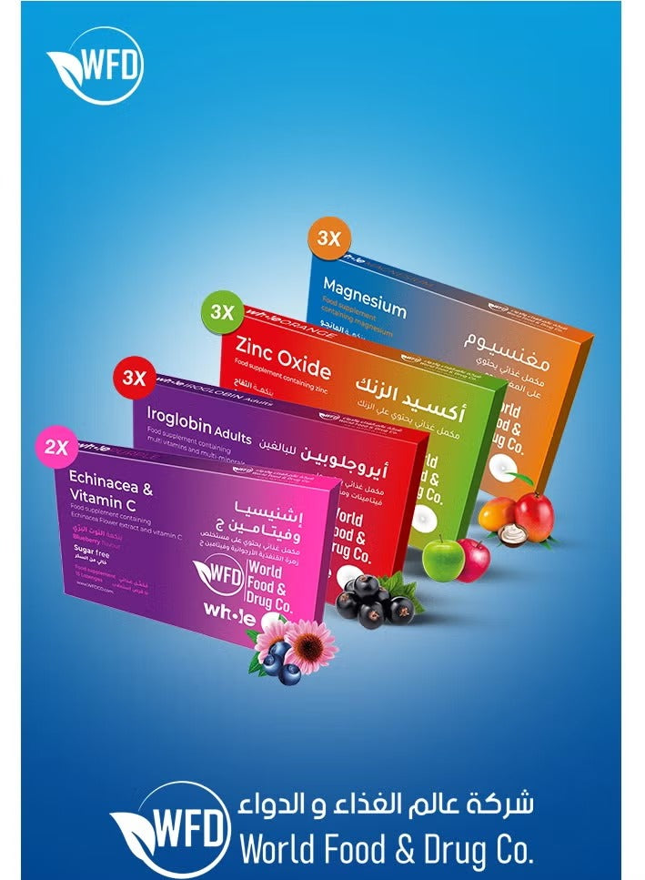 4-in-1 Multivitamin & Mineral Lozenges – Iron, Vitamin B12, Zinc & Magnesium – Sugar-Free,Fruit Flavor Tablets – Daily Multivitamins for Adults & Kids – Bone Strength & Healthy Growth – 1 Box (11 Packs × 15 Tablets, 165 Lozenges)